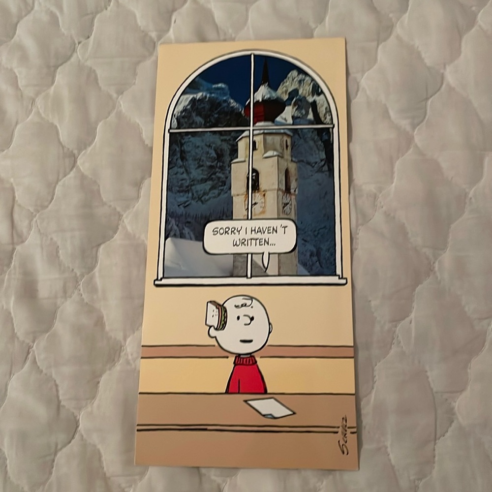 Vintage Peanuts card